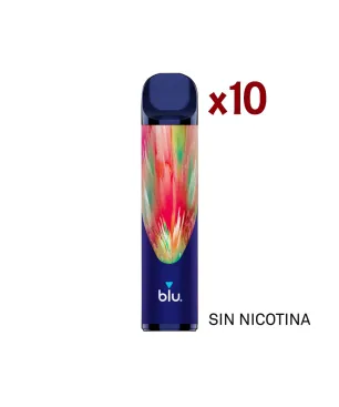 Pack 10 Blu Bar Vaper Desechable - Sandía Ice SIN Nicotina 1000 Caladas