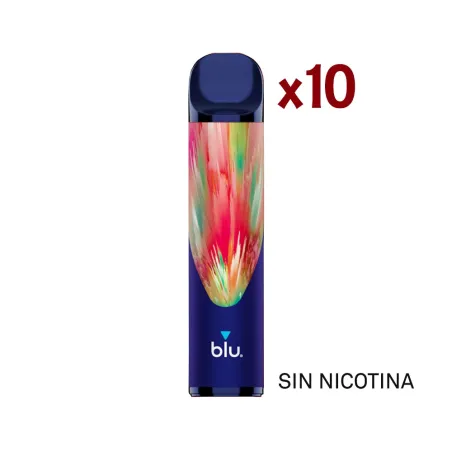 Pack 10 Blu Bar Vaper Desechable - Sandía Ice SIN Nicotina 1000 Caladas