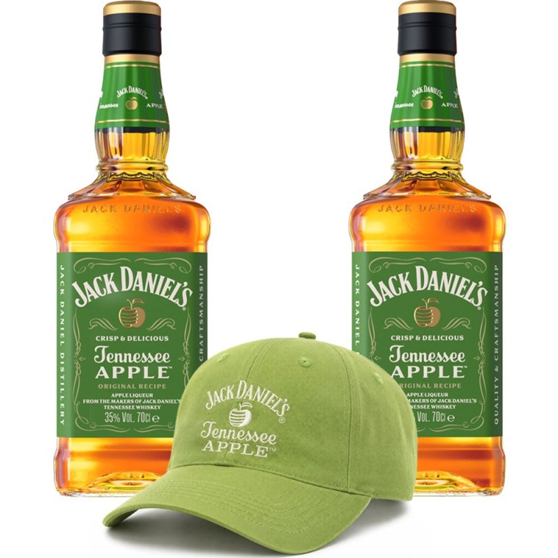 Pack 2 Jack Daniels Apple + Gorra de Regalo
