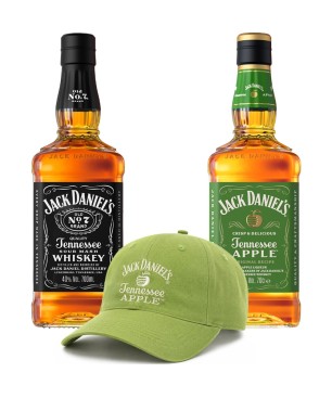 Pack Jack Daniels + Jack Daniels Apple + Gorra de Regalo