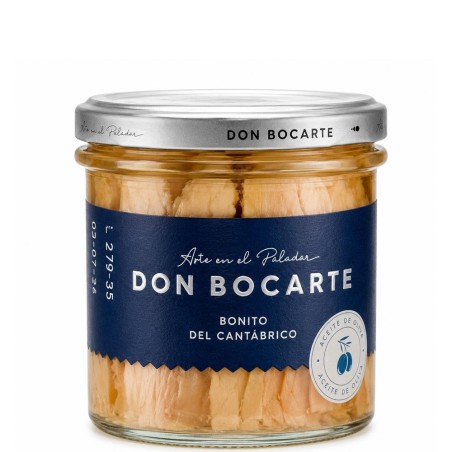 Bonito del Norte Don Bocarte en tarro de cristal de 220gr