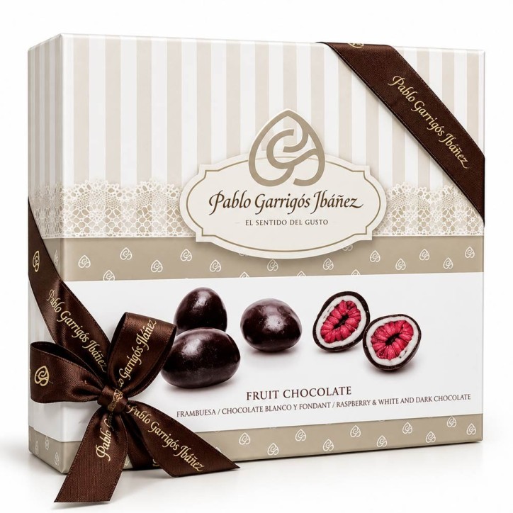 Fruit Chocolate Frambuesa y Chocolate Blanco Fondant Vintage 100gr.