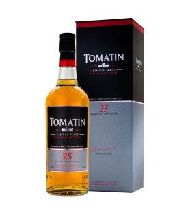 Tomatin Single Malt Whisky 25 Ańos + Estuche